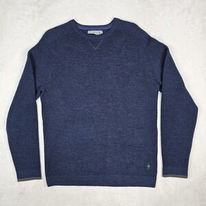Smartwool Sweater Mens S 100% Merino Wool Crewneck Gorpcore Outdoor Waffle Knit
